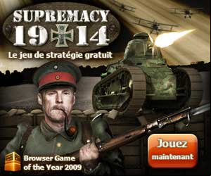 Jeu de guerre en ligne - supremacy 1914