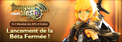 Lancement du beta test de dragon nest