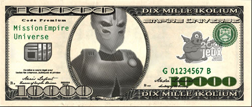 10.000 Ikolium cadeaux sur Empire Universe 3