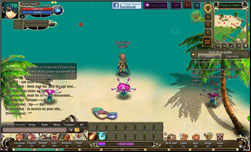 copie d'écran de Crystal Saga