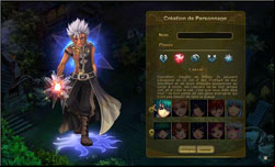 copie d'écran de Crystal Saga