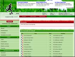 copie d'écran de Footcup