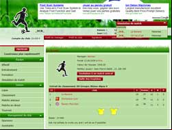 copie d'écran de Footcup