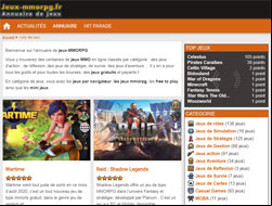 copie d'écran de Jeux-mmorpg-fr