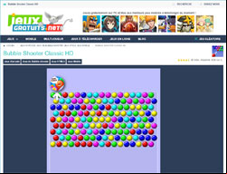 copie d'écran de Jeuxgratuits.net