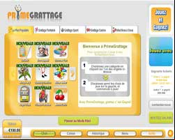 copie d'écran de Prime Grattage