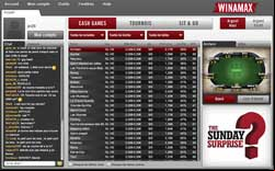 copie d'écran de Winamax